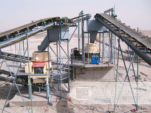 河卵石制砂生產線